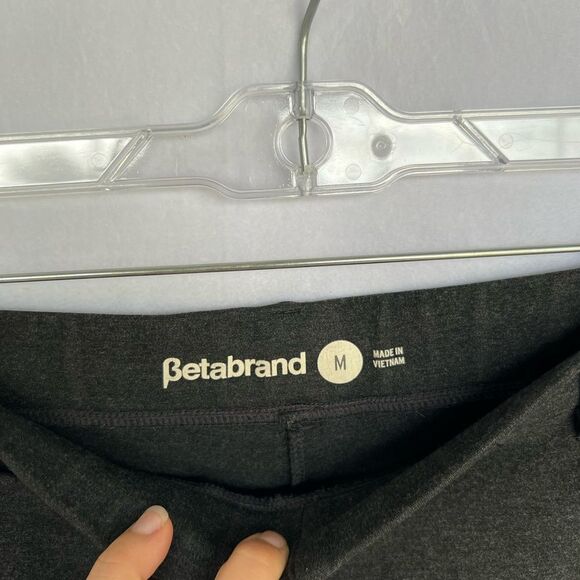 Betabrand Classic Dress Pant Yoga Pant Bootcut size Medium Gray - Picture 6 of 9